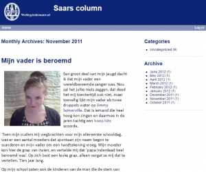 Columnist Sarah-Jayne Nogarede voor nieuwsbrief Universiteit Leiden