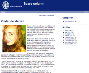 Columnist Sarah-Jayne Nogarede voor nieuwsbrief Universiteit Leiden